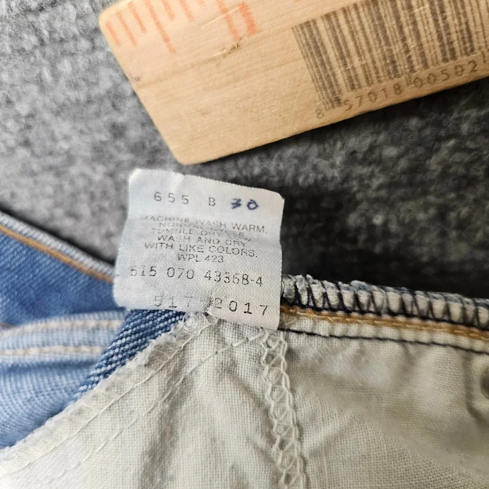 Vintage Levis 515 Jeans Mens 36x30 Blue Denim Straight Leg Made in USA 80s 90s